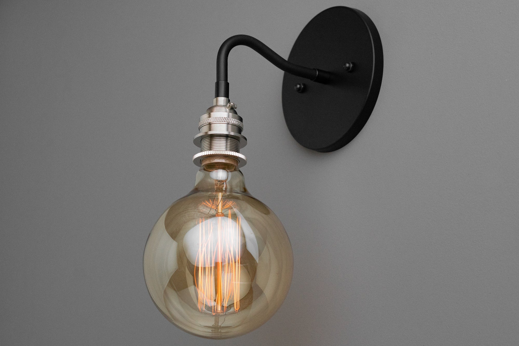 Modern Industrial - Geometric Wall Sconce - offers Edison Bulb - Industrial Lighting - Modern Sconce - Model No. 3684