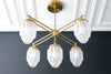 Skyscraper Chandelier for Dining Room | Art Deco Ceiling Light| Model No. 5830