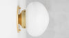 Semi Flush Light - Bathroom Lighting - Bedroom Light - Kitchen Lighting - Sconce - Model No. 4852