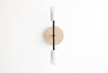 Black White Light - Modern Lighting - Natural Wood Light - Wall Lighting - Wall Sconce - Model No. 1166