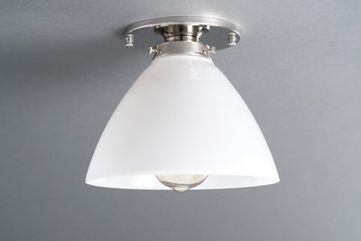 Simple Lighting - Modern Ceiling Light - Light Fixture - Glass Shade - Utility Light - Model No. 3635