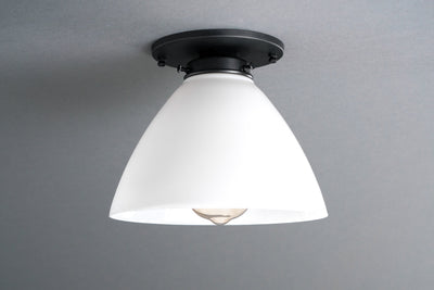 Simple Lighting - Modern Ceiling Light - Light Fixture - Glass Shade - Utility Light - Model No. 3635