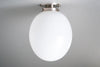 Oval Globe Light Fixture - Acrylic Light - Large Globe Lighting - Ceiling Light - Flush Mount - Model No. 8571