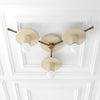 Ceiling Light - Geometric Lighting - 3 Light Ceiling Light - Dining Room Light - Model No. 9526