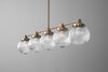 Chandelier Light-In-Line Chandelier-Globe Ceiling Light - Model No. 2976