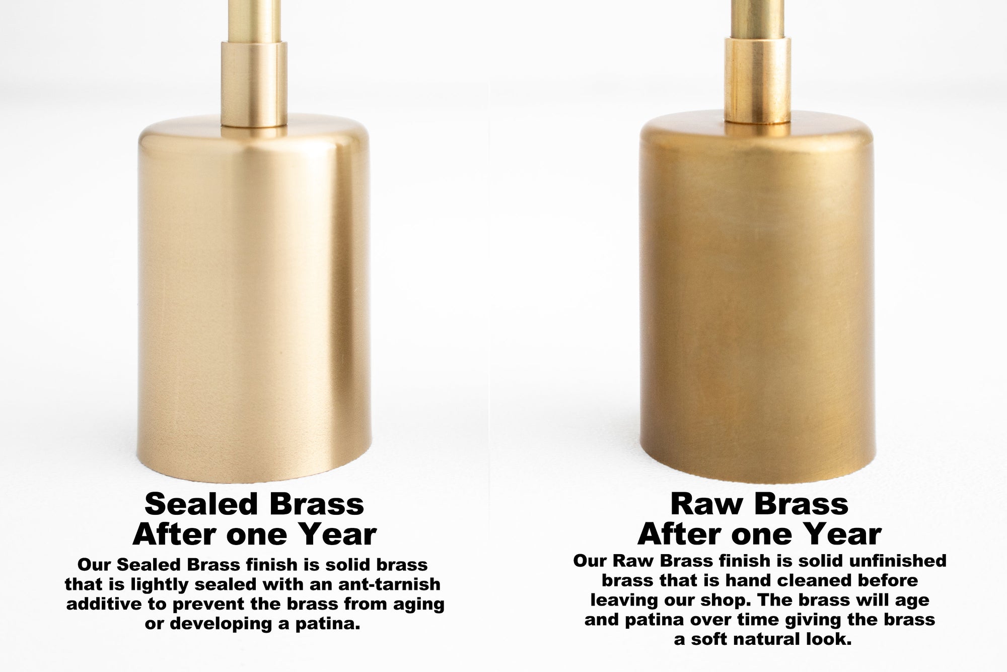Brushed Solid Brass